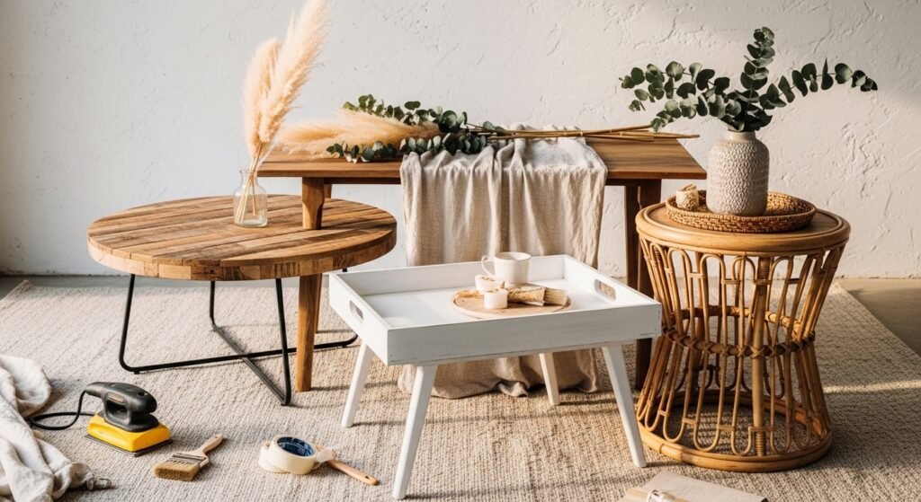 27 Easy DIY Coffee Table Ideas That Come Together with Basic Tools and Minimal Woodworking Experience