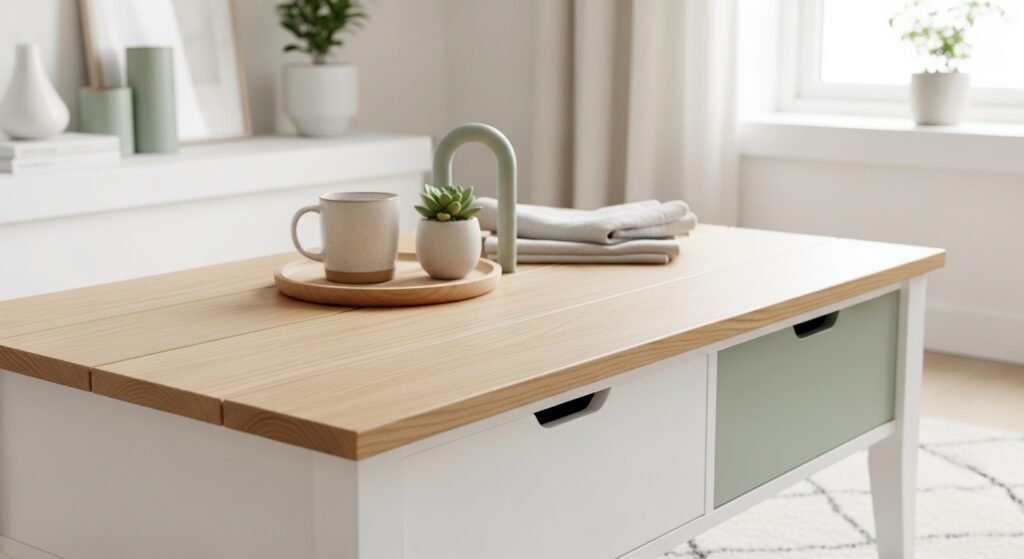 How to Make a DIY Coffee Table with Storage That Is Functional Stylish and Perfect for Small Living Rooms
